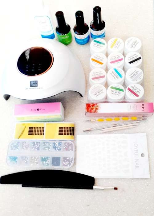 12 Colour Builder Gel Nail Kit