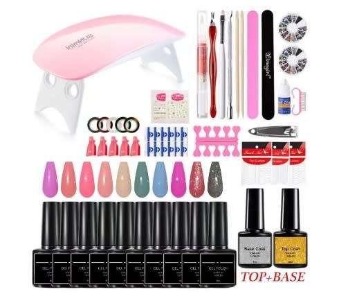 10 Colour Gel Nail Polish Kit 2