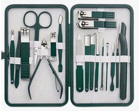 18 pcs Manicure Nail Cutting Set Kit