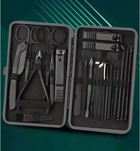 24 pcs Manicure Nail Cutting Set Kit