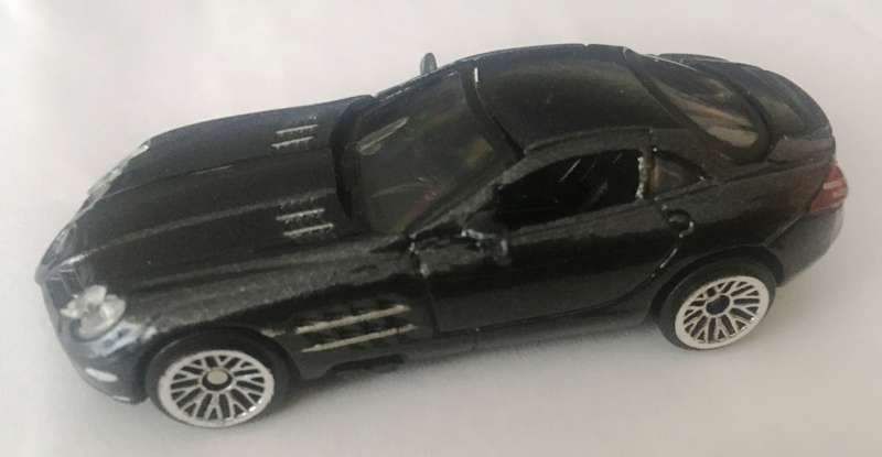 Mercedes Benz SLR McLaren Motor Max-1-64 Scale Metalic Black Boxed