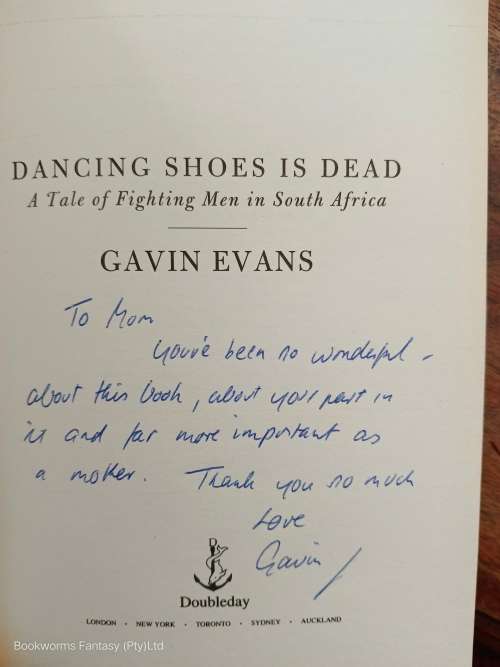 Dancing Shoes is Dead by Gavin Evans (SIGNED COPY)