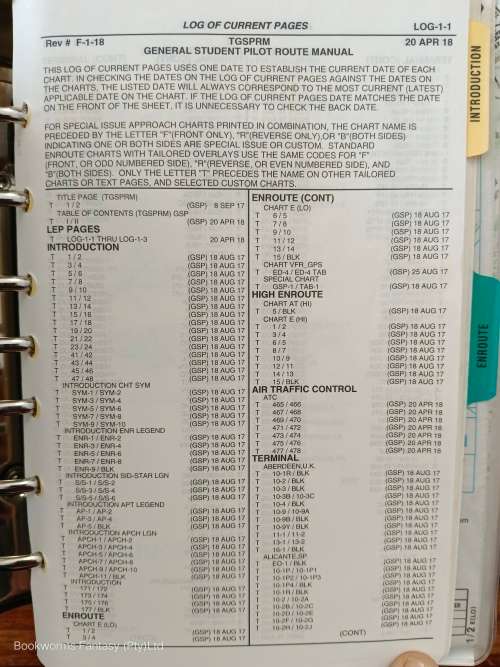 JEPPESEN EASA-FCL GENERAL STUDENT PILOT ROUTE MANUAL GSPRM