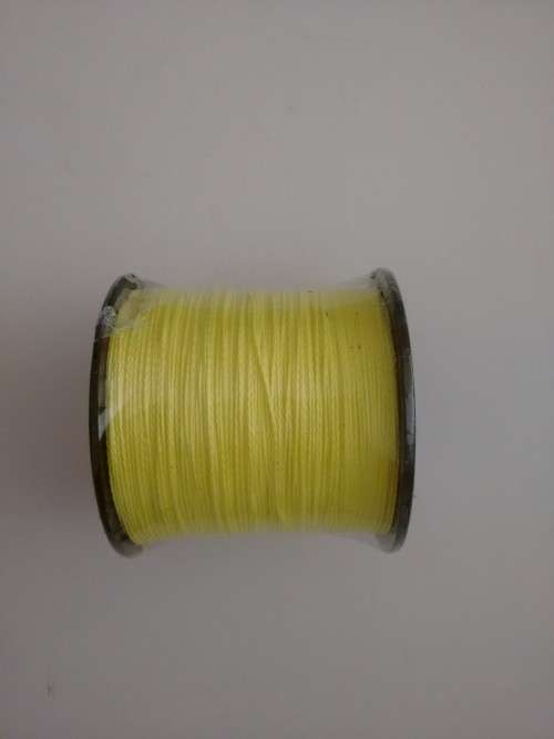 Braid 4 Strand 300M fishing line 100 LBS Yellow