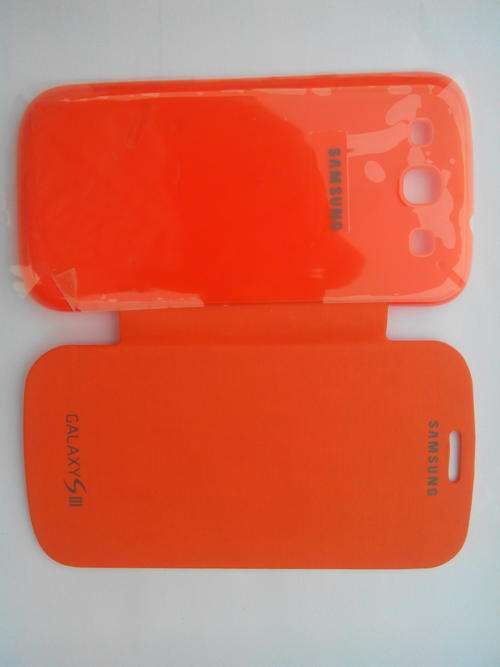 Samsung S3 Flip Covers Orange