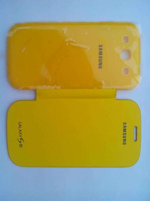 Samsung S3 Flip Cover Yellow
