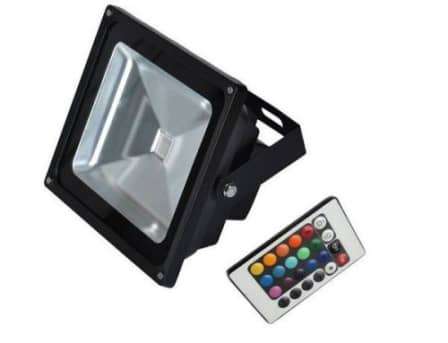 20w RGB Colorful Led Flood Light - Black
