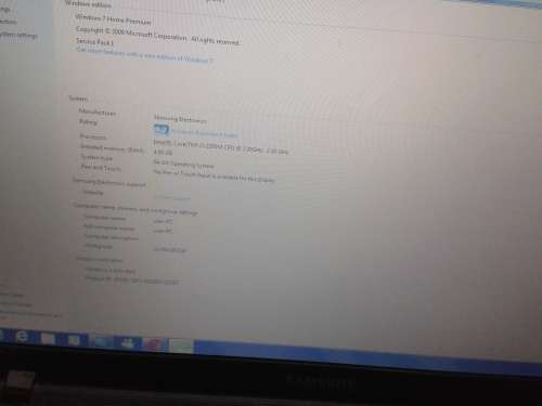 Samsung Series 3 17.3" Notebook Computer (NP300E7A) Core i3 2.53 ghzs cpu,4g ram ,1TB , windows 7