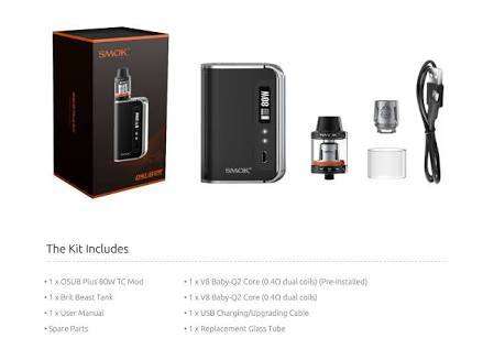 Smok 0sub 80w tc plus kit