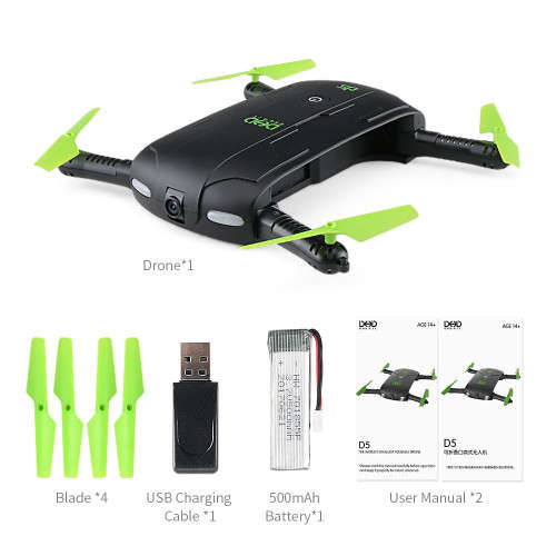Selfie Drone With Camera Foldable Pocket
