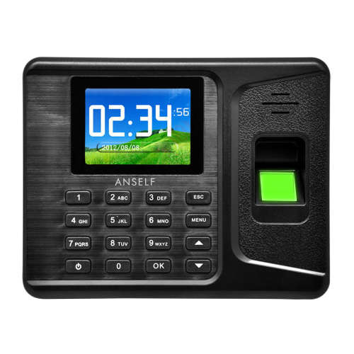 Realand LCD 2.8 TFT USB Biometric Fingerprint Attendance Machine Time Recorder DC 5V1A Employee Chec