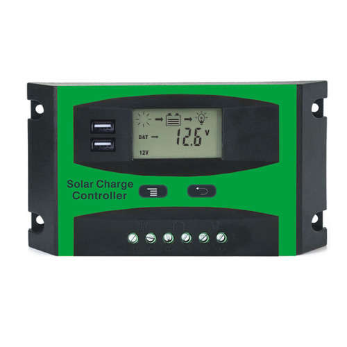 30A Smart Solar Charge Controller Wind Solar Hybrid Charge Controller with LCD