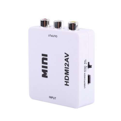 HDMI to RCA Composite Video Audio AV CVBS Adapter Converter 720p1080p Mini HDMI to AV