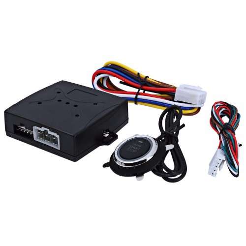 Car Alarm With Push Start Button And Transponder Immobilizer System Car Engine Start Stop