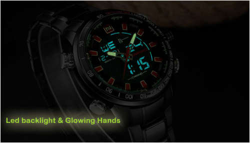 NAVIFORCE Mens Quartz Analog Watch Luxury Fashion Sport Wristwatch Waterproof Stainless Male Watches