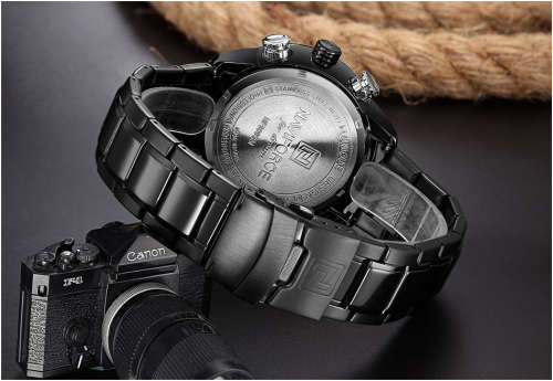NAVIFORCE Mens Quartz Analog Watch Luxury Fashion Sport Wristwatch Waterproof Stainless Male Watches