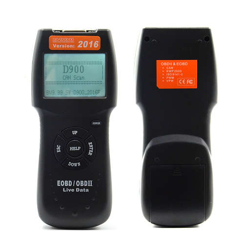 Professional D900 OBD2 Scanner Universal Car Engine Fault Diagnostic Scanner Code Reader OBDII EOBD