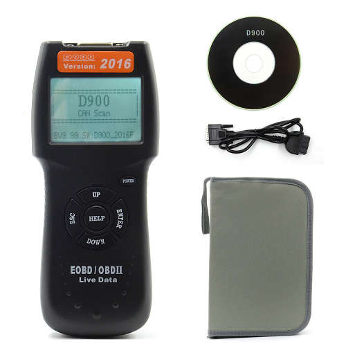 Professional D900 OBD2 Scanner Universal Car Engine Fault Diagnostic Scanner Code Reader OBDII EOBD