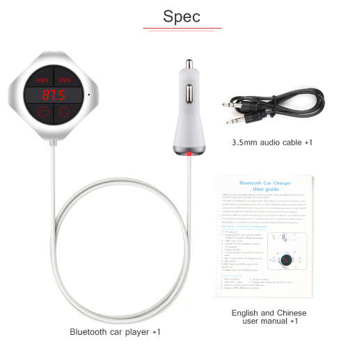 Onever 6-in-1 Hands Free Wireless Bluetooth FM Transmitter Modulator Car MP3 Player TFSD Memory Card