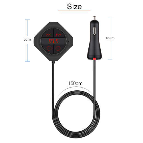 Onever 6-in-1 Hands Free Wireless Bluetooth FM Transmitter Modulator Car MP3 Player TFSD Memory Card
