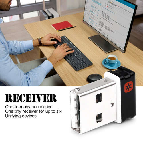 Wireless Dongle Receiver Unifying USB Adapter for Logitech Mouse Keyboard Connect 6 Device for MX M9