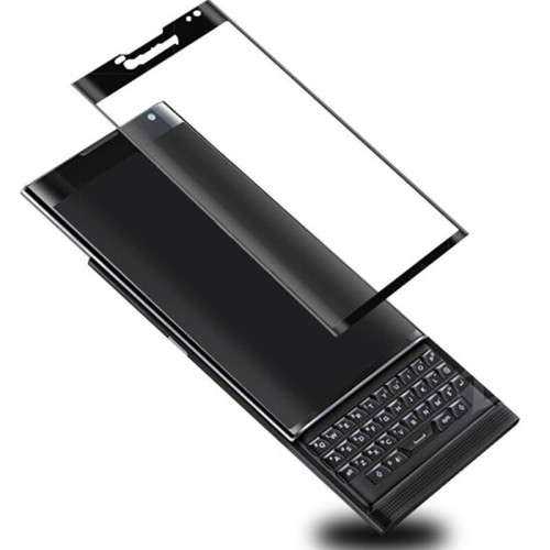 POPSPARK 9H 3D Curved Surface Full Coverage Cover Tempered Glass Screen Protector For Blackberry Pri