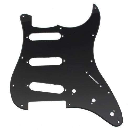 Zebra 3Ply Electric Guitar Pickguard 1Ply Back Plate Knobs Replacement Screws Set For Acoustic Guita