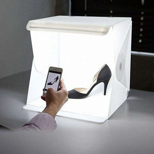 Portable Folding Lightbox Photography Studio Softbox LED Light Soft Box for DSLR Camera Photo Backgr