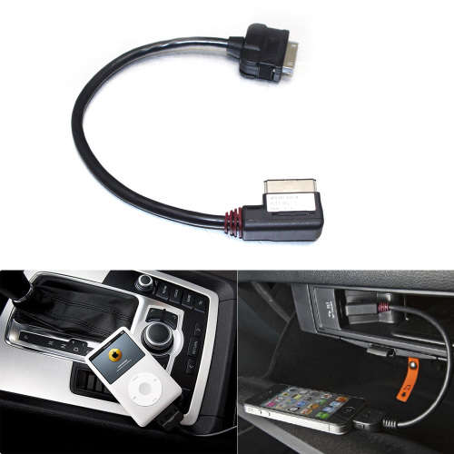 Adapter Cable for iPhone 4S 4 iPod Connector for Audi AMI Media Interface 4F0051510R A3 A4 A5 A6 A7