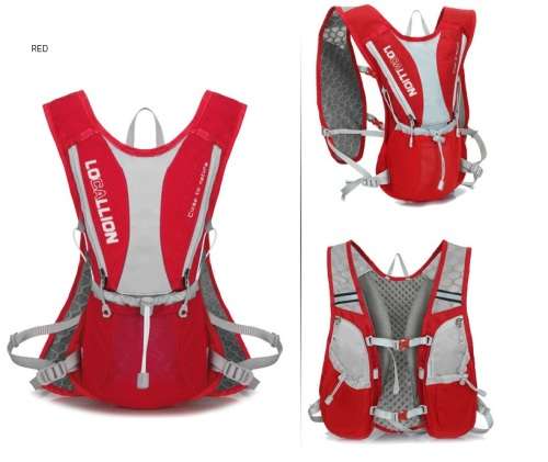 Color Vest Style 5L Outdoor Sports Cycling Racing Marathon Water Bag Backpack Hydration Pack Hiking