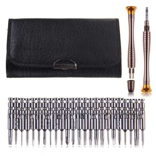 Mini Precision Screwdriver Set 25 in 1 Electronic Torx Screwdriver Opening Repair Tools Kit for iPho