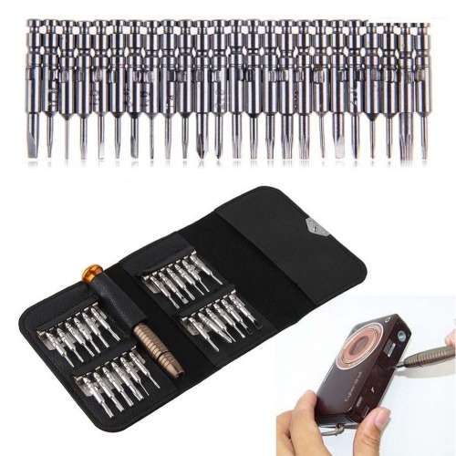 Mini Precision Screwdriver Set 25 in 1 Electronic Torx Screwdriver Opening Repair Tools Kit for iPho