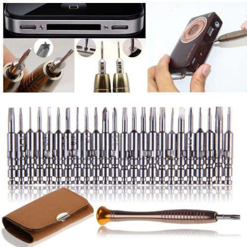 Mini Precision Screwdriver Set 25 in 1 Electronic Torx Screwdriver Opening Repair Tools Kit for iPho