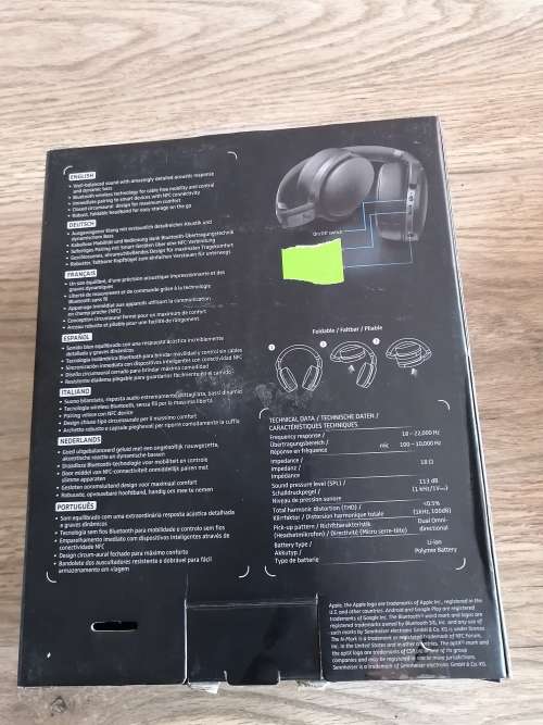 SENNHEISER HD BLUETOOTH HEADPHONES 4.40