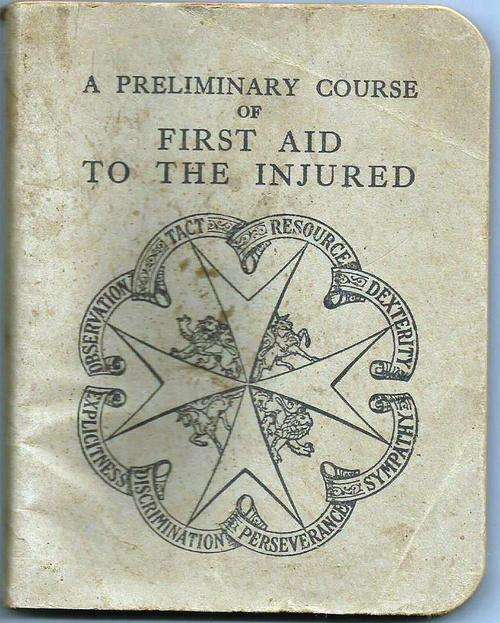 First Aid to The Injured the St John Ambulance Ass. 1st impression