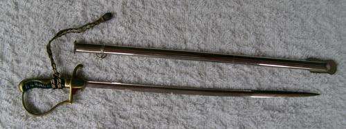 Sword in scabbard letter opener