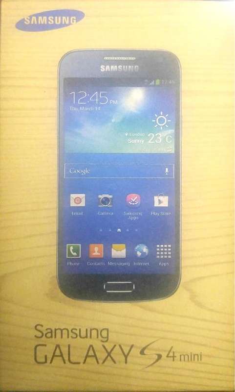 SAMSUNG S4 mini + charger + 2nd batery