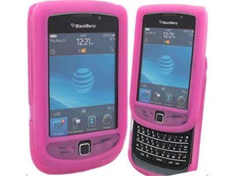 Blackberry Torch pink silicone cover