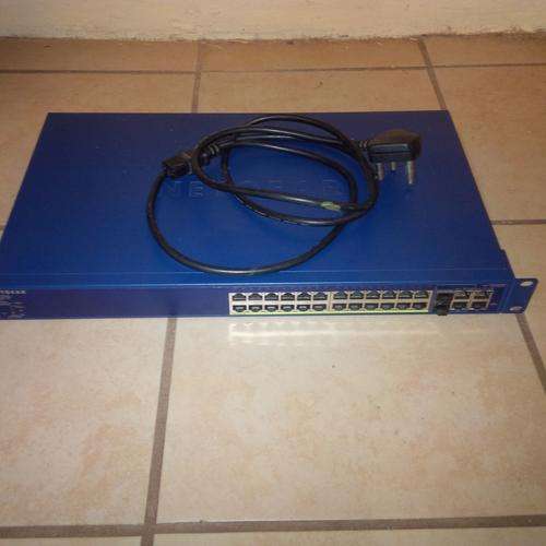 NetGear FS728TP ProSafe 24-Port 10/100 Smart Switch With 4 Gigabit Ports and 24 POE Ports