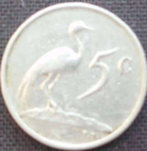 RSA 5c Coin - 1972 - English