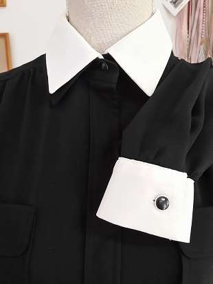 Vintage Black and white dress