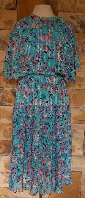 Ladies Vintage Floral Dress Size 14 VPE