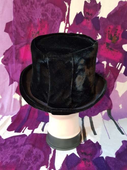 Vintage Velvet Ladies Top Hat