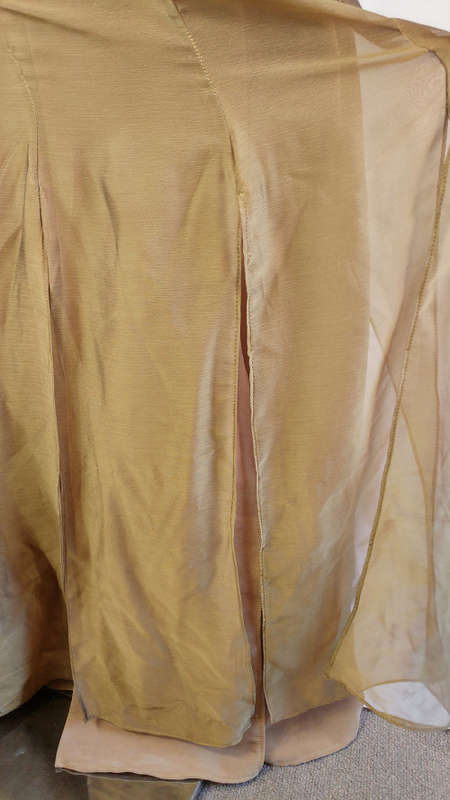 * Arwen Garmentry* Suede and Satin Corset with skirt - Size 14/16