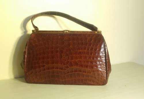 Authentic Crocodile Leather Handbag
