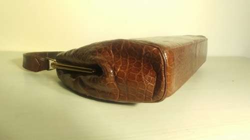 Authentic Crocodile Leather Handbag