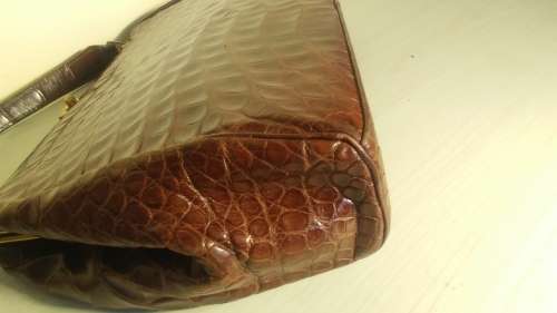 Authentic Crocodile Leather Handbag