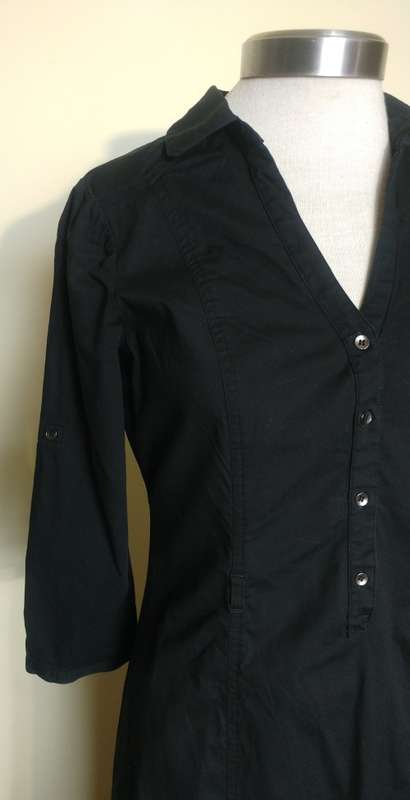 Modest Black Maxi Dress by Mango Suit - Size M
