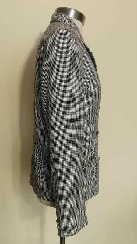 Ladies Vintage Houndstooth Blazer - Size 36