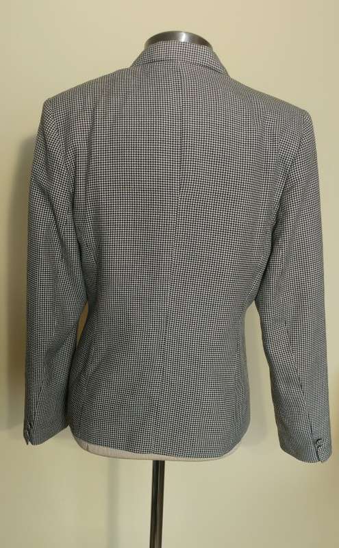 Ladies Vintage Houndstooth Blazer - Size 36